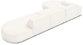 Bézs buklé szövet sarokkanapé (bal oldali) Jodie – Micadoni Home