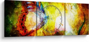 Kép - Kozmikus pillangó (órával) (90x30 cm)