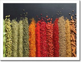 Poszterek keretben 40x30 Színes fűszer szett