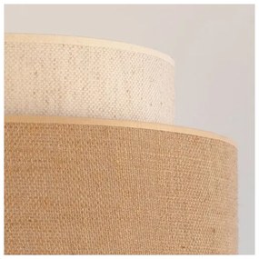 Csillár zsinóron BOHO 1xE27/60W/230V átm. 40 cm krémes/bézs