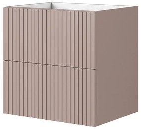 Nicole 60 cm mosdó alatti függesztett szekrény - antik rózsaszín MDF