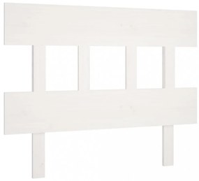 fehér tömör fenyőfa ágyfejtámla 93,5x3x81 cm