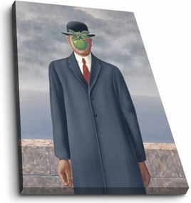 70100FAMOUSART-069 René Magritte velúr vászonkép, 70 x 100 cm