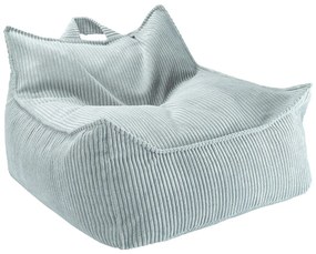 Mentazöld kordbársony gyerek babzsákfotel Chair – Wigiwama