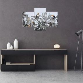 Kép - Illusztrált dzsungel (90x60 cm)