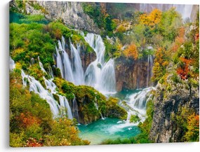 Kép - Plitvicei-tavak Nemzeti Park (70x50 cm)