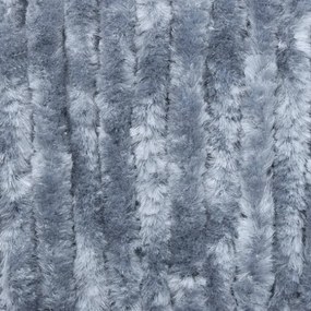 ezüstszínű zsenília rovarfüggöny 56 x 200 cm