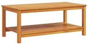 Dohányzóasztal 110x55x45 cm Tömör akácfából
