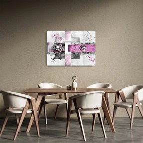 Az absztrakció képe (üvegen) (70x50 cm)
