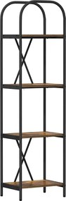 vidaXL Könyvespolc Füstölt tölgy 40 x 30 x 146 cm Faanyag