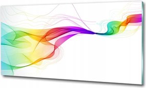 Fotó-üvegkép Színes absztrakt 125x50