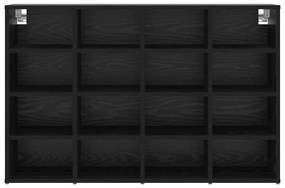 Cipősszekrény polcokkal Musta tammi 103 x 30 x 67 cm Faanyag
