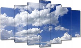 Vászonkép 140x80 Gömbölyű felhők Égbolt