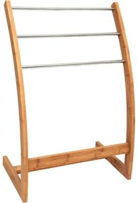 MSV Bambusz törülközőtartó 3 rúd 57 x 35 x 85 cm