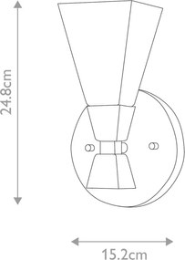 Elstead Lighting Bowtie BOWTIE-1-MB Fali lámpa 1x3 W/G9 3000 K 300 lm ip44