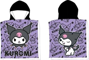 Hello Kitty Kuromi Chaos strand törölköző poncsó 50x100 cm (Fast Dry)