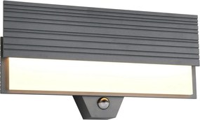 TRIO 247069142 MARIZA Fali Lámpa Mozgásérzékelővel Antracit LED IP44