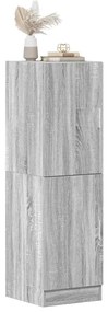 vidaXL szürke sonoma színű szerelt fa konyhaszekrény 38x41,5x131,5 cm