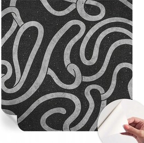 Öntapadós Stílusos Dekoratív Fotótapéta Csavaros formák 250x250 cm