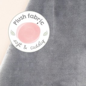 Világoszöld mikroplüss gyerek takaró 80x80 cm Woodland Buddies – Roba