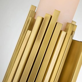 Elstead lighting klasszikus fali lámpa marvele sárgaréz opál elsmarvele-2wbabopal IP44