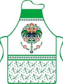 B-1 FOLK GREEN ada edényfogó köténnyel
