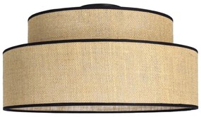 Mennyezeti lámpa BOHO 1xE27/60W/230V átm. 40 cm bézs