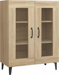 vidaXL sonoma tölgy színű szerelt fa tálalószekrény 69,5 x 34 x 90 cm