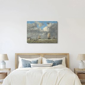 Kép - Eugène Boudin, Le Havre, reprodukciók (70x50 cm)
