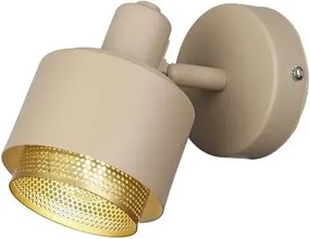 Rabalux beltéri fali lámpa e14 40w arany/világosbarna fedora
