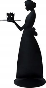 Fém gyertyatartó Lady Black 32 cm Bastion Collections