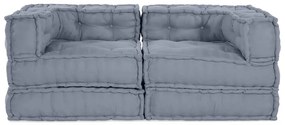 Párna 2 pcs Szürke 70 x 70 x 54 cm Poliészter