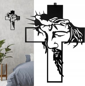 Fém Kereszt falikép 40cm T4