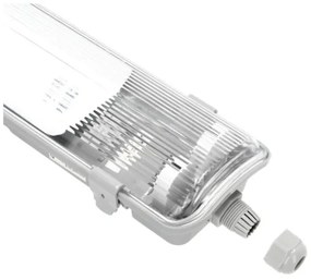 HERMIC T8 technikai fénycsöves lámpa 2xG13/18W/230V IP65