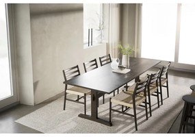 Natúr színű-sötétbarna étkezőszék szett 2 db-os Harlan – Rowico