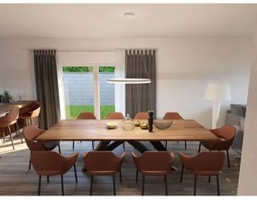 LED2 - LED Dimmelhető csillár zsinóron CIRCLE 80W/230V 3000K/4000K átm. 100cm fehér