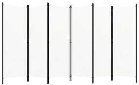 vidaXL fehér 6 paneles paraván 300 x 180 cm