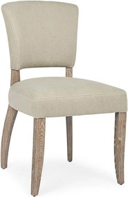 Bézs kárpitozott étkezőszék Maratriz – Bizzotto