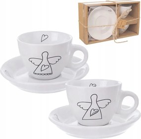 Kerámia csészealj fehér Espresso Orion 90 ml 2 db