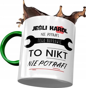 Zöld Bögre Károly Férj Kolléga Ajándék Nyomtatott Fotóval