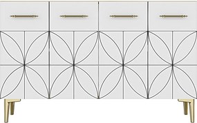 Eliz 120 - Sapphire Oak, White