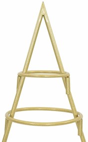 Fém karácsonyfa állvánnyal Arany 60 cm Porszórt Acél