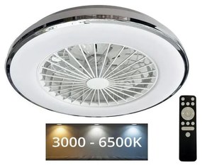 NEDES LED Mennyezeti lámpa ventilátorral OPAL LED/48W/230V + távirányítás ND3667