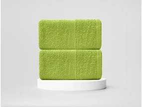 Frottírtörülköző Economy zöld 50x100cm TiaHome