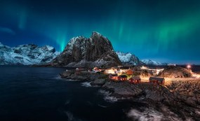 Fotográfia Dancing over Hamnoy, Javier de la