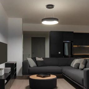 Brilagi - LED Dimmelhető csillár zsinóron LED/40W/230V 3000-6500K fekete + távirányító