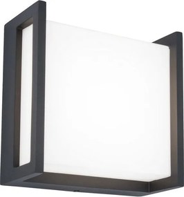 LUTEC 5195404118 QUBO Modern Kültéri Fali Lámpa Antracit LED IP44