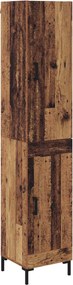 vidaXL Magasfiú Öreg fa 69,5 x 34 x 180 cm Faanyag