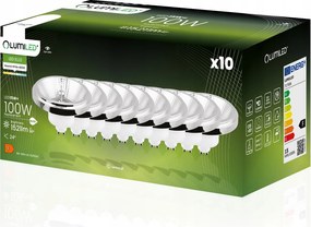 10x Led izzĂł GU10 AR111 ES111 15W 100W 4000K 24° EzĂŒst Lumiled