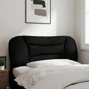 fekete szövet fejtámla párna 100 cm